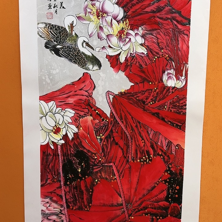 国画书法作品多次参加