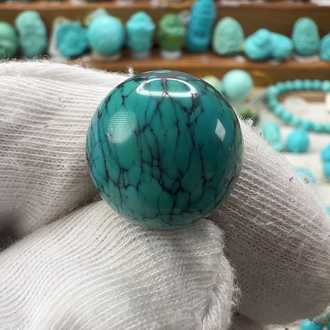 绿松石圆珠未镶嵌