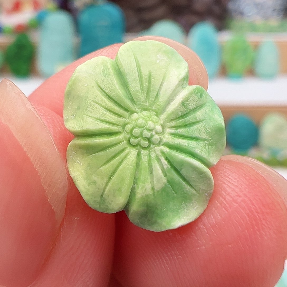 绿松石未镶嵌项链