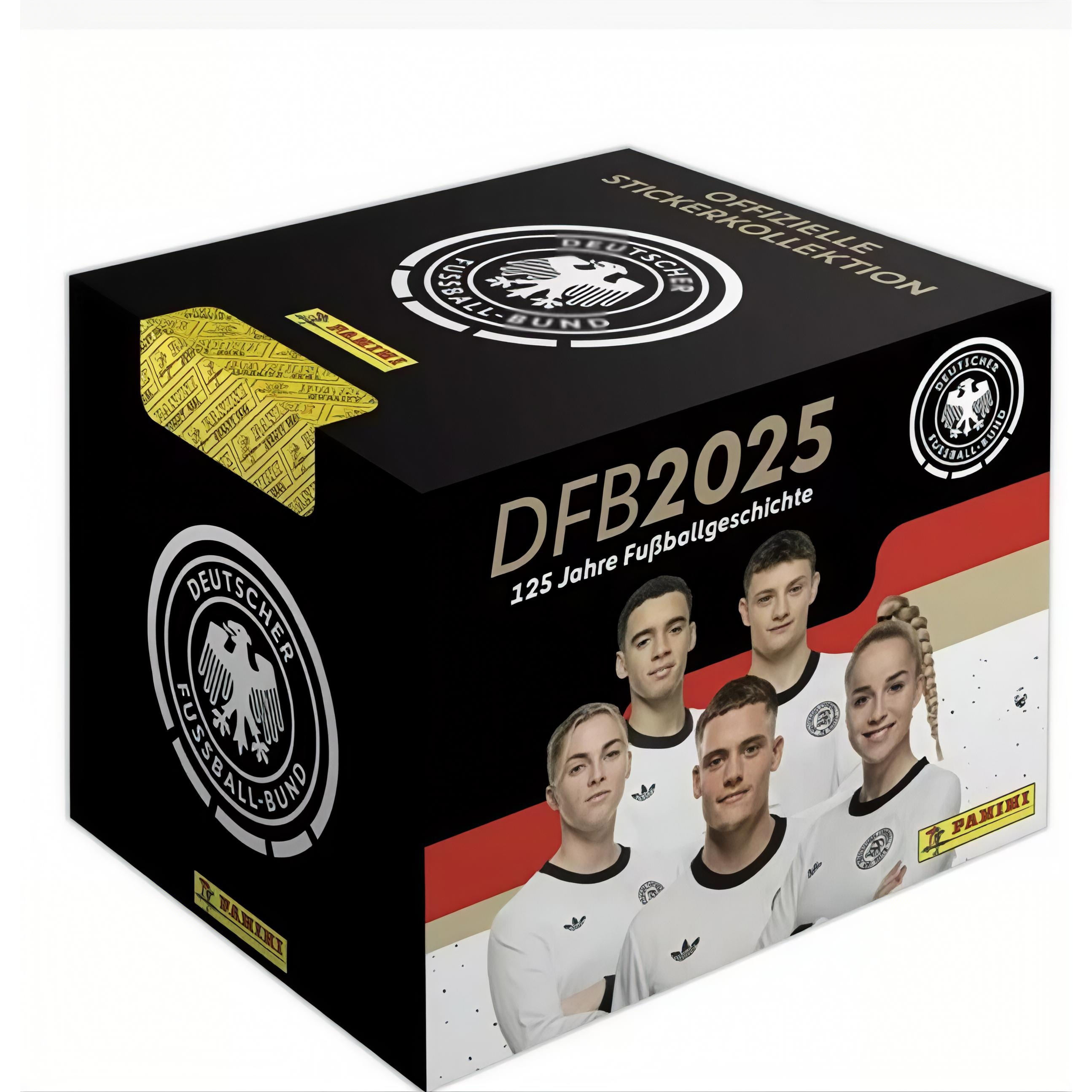 Panini 2025 德国125周年纪念贴纸队盒【盲盒在线拆盒拆包】