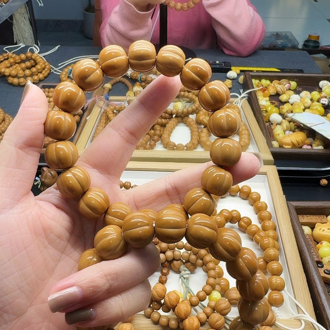 小****猴头核桃手串猴头泡芙南瓜