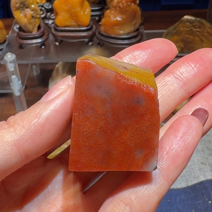 寿山石水**影寿山石石头
