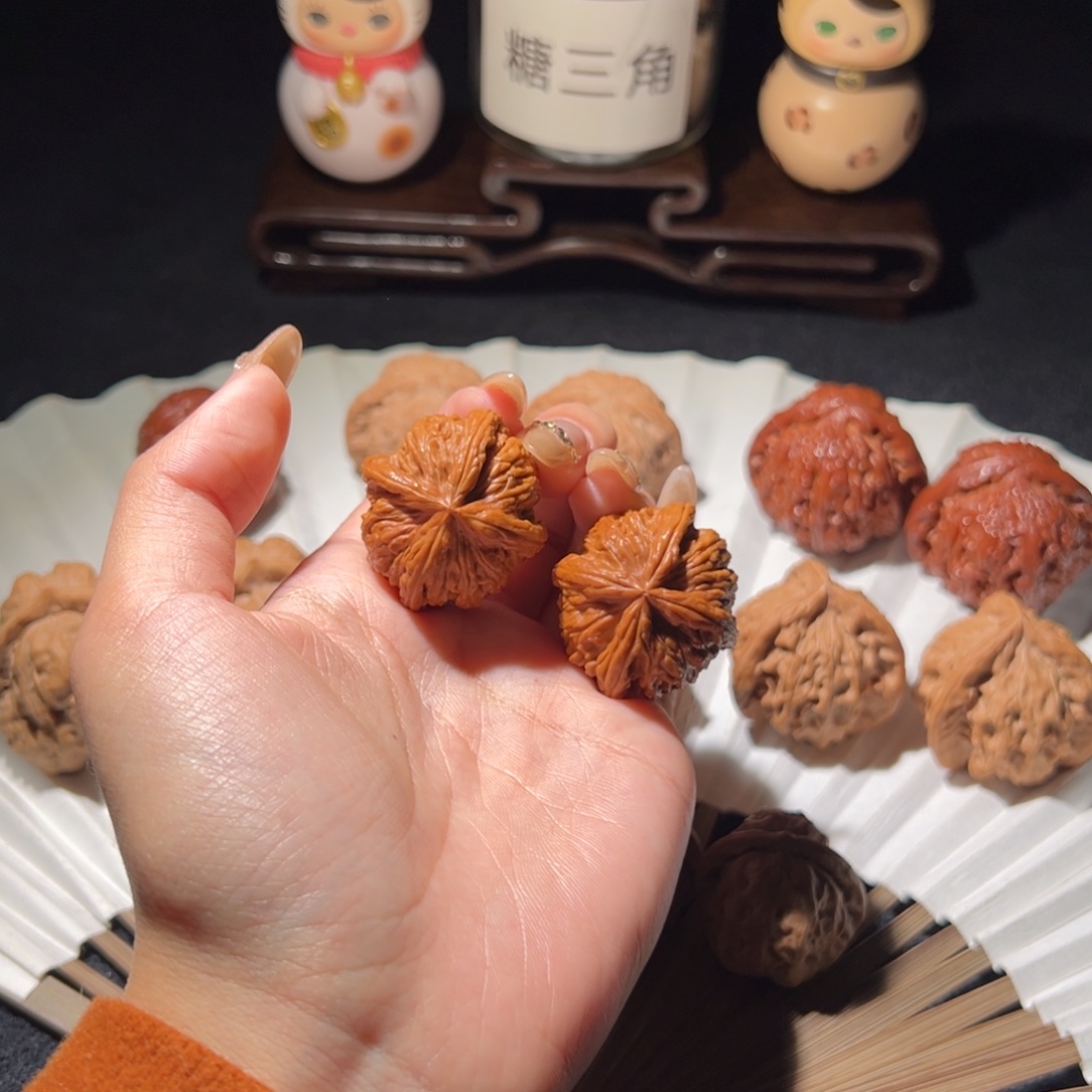 ༒***༒吊坠文玩核桃34四棱