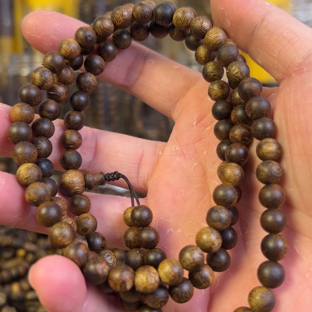 沉香手串张勺子手串17+