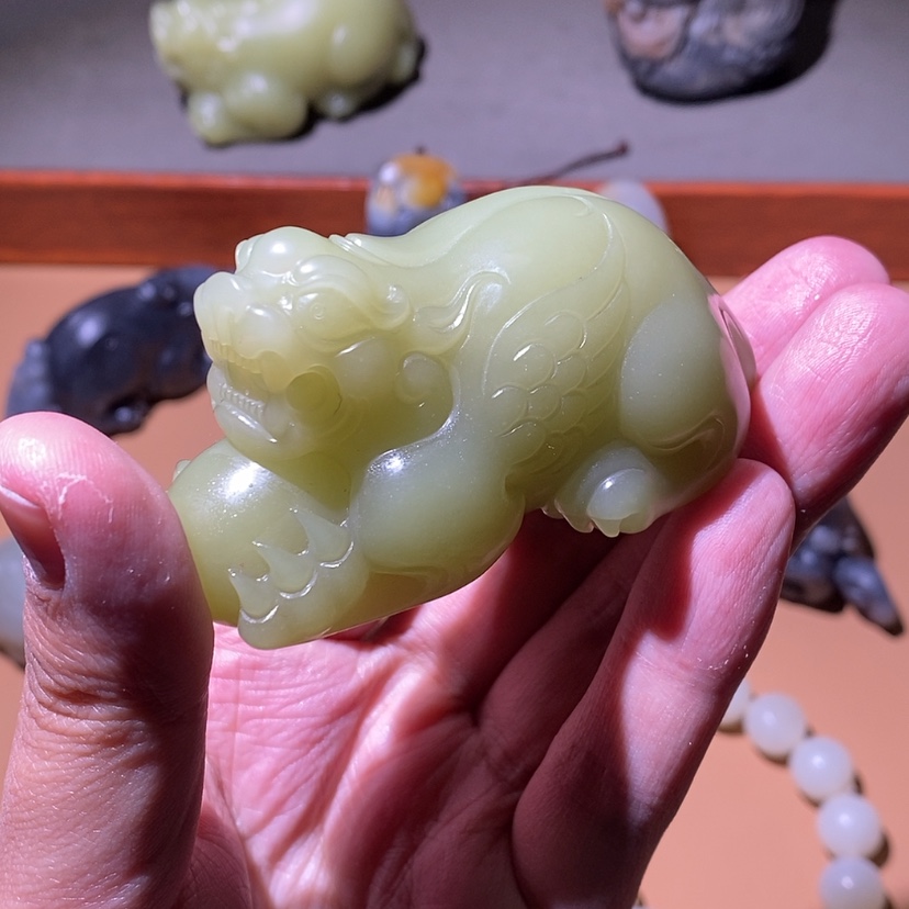 【闪购商品】和田玉挂件定制未镶嵌V**8