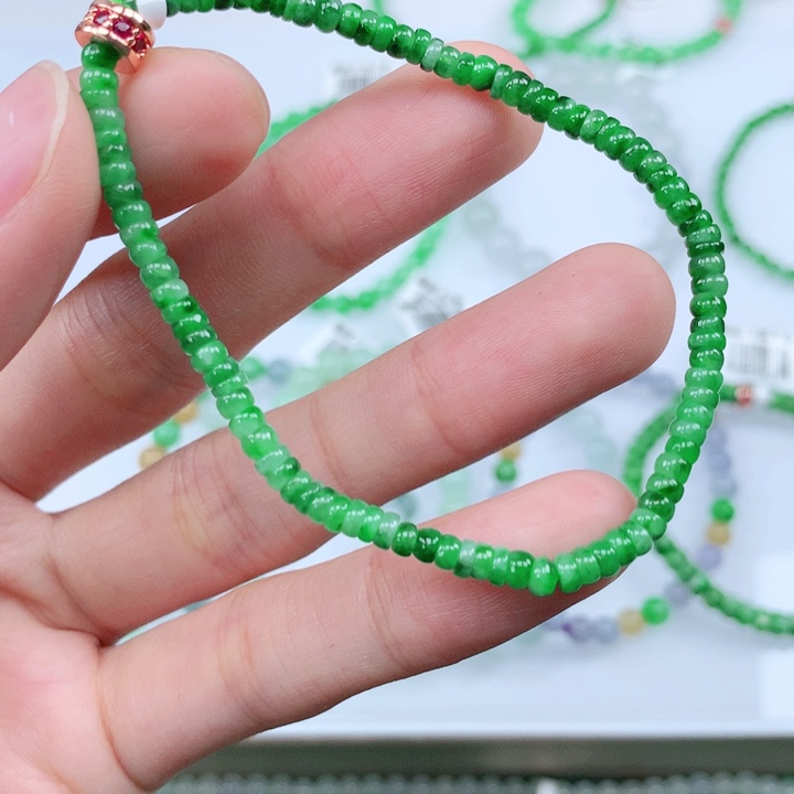 未镶嵌手链翡翠翡翠