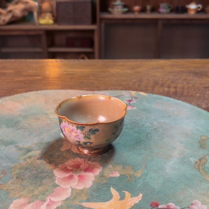 柴烧纯手工手绘陶瓷