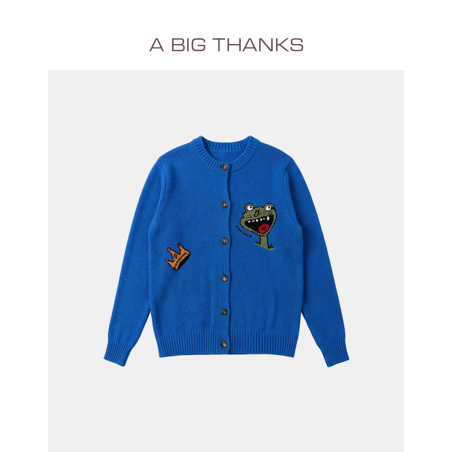 ABIGTHANKS秋冬新款100%羊毛针织衫男女同款ABT511L99ZZ5246