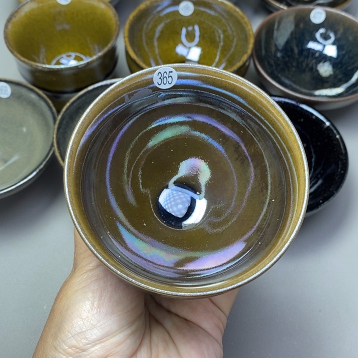 茶盏建窑建盏柴烧主人杯