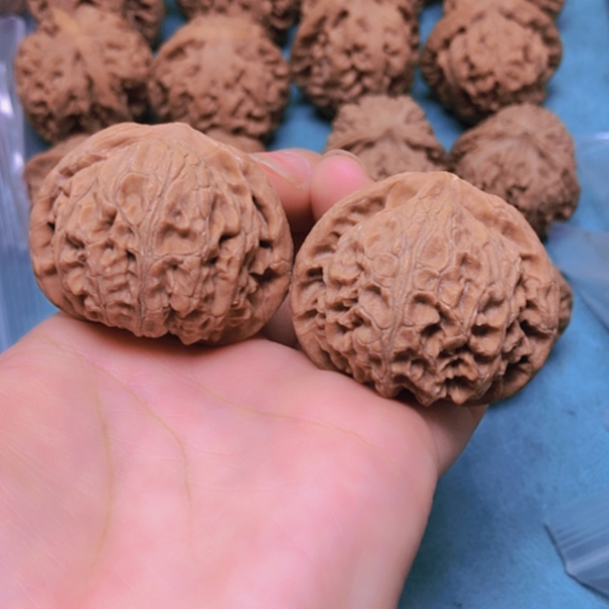 【闪购商品】摆件核桃42.5宫灯修尖出油