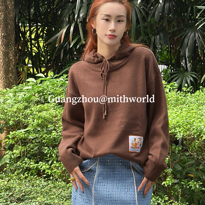 mithworld绒感羊毛针织卫衣