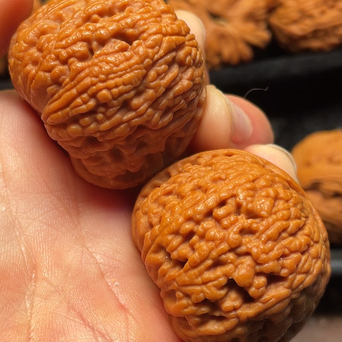 文玩核桃把件秦岭山脉核桃