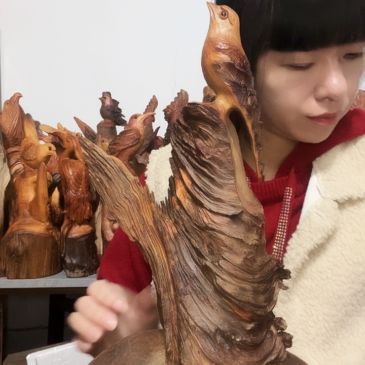 柒***松木自然摆件创意设计风格