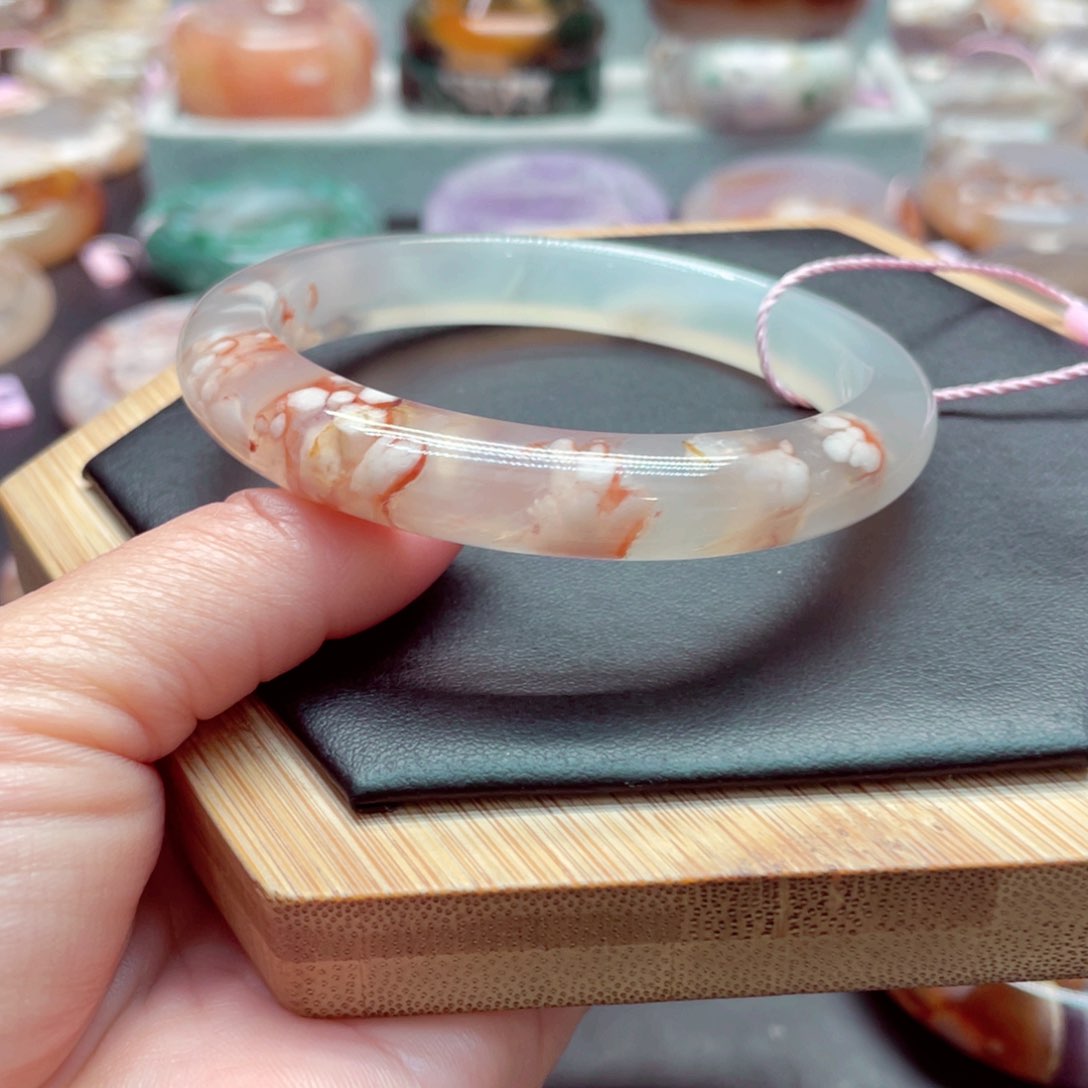 玛瑙/玉髓手镯未镶嵌迪*1