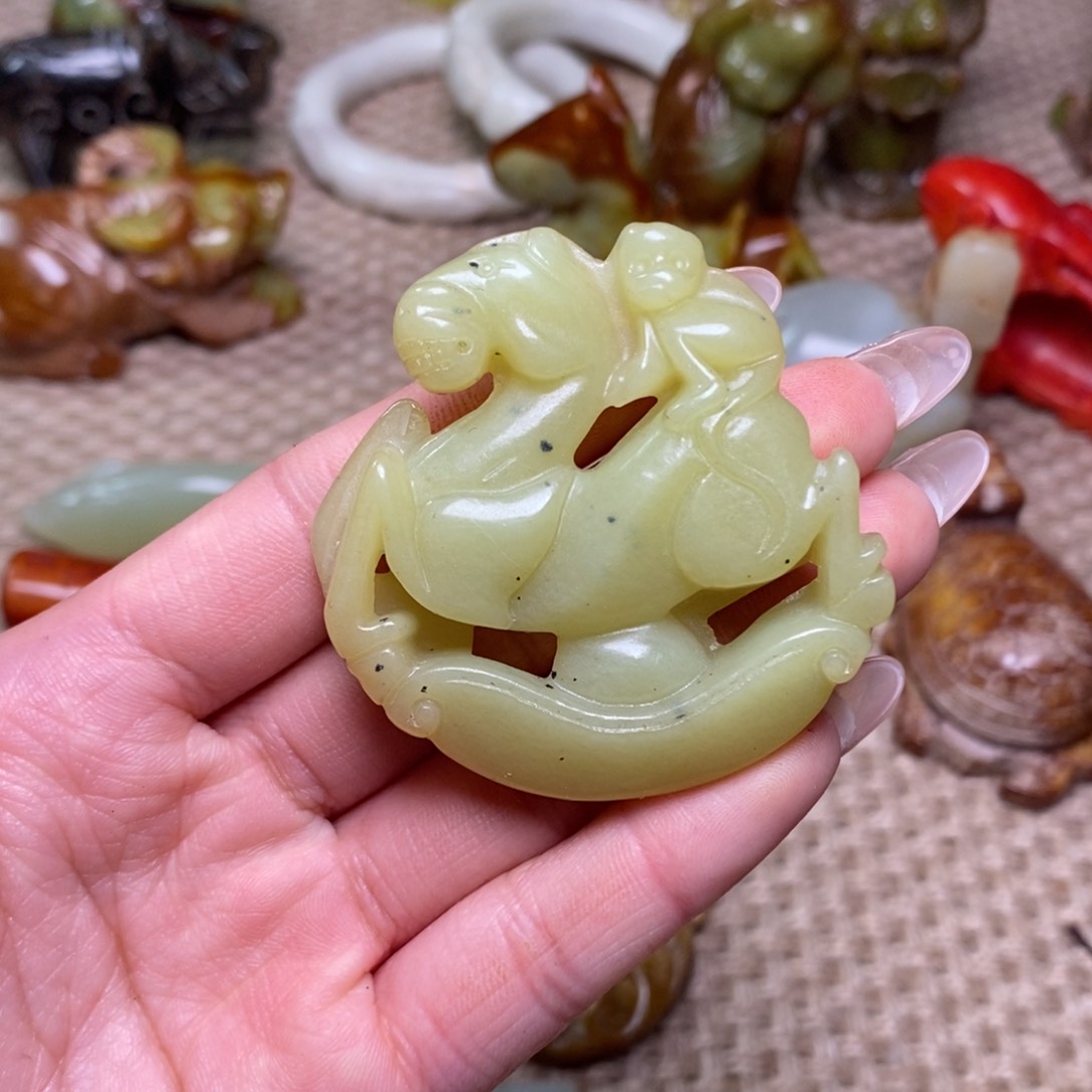 白玉菩提吊坠白玉菩提白玉菩提摆件