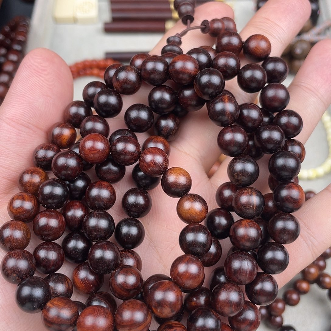 手串/手链檀香紫檀（小叶紫檀）微瑕1.0X108