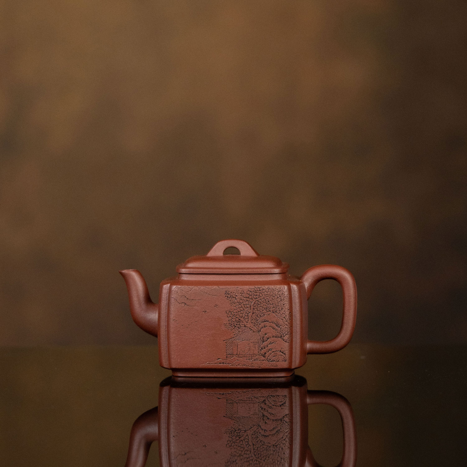 【利贞l四方宝相】原矿紫泥约140cc手工制宜兴紫砂壶茶具XJ