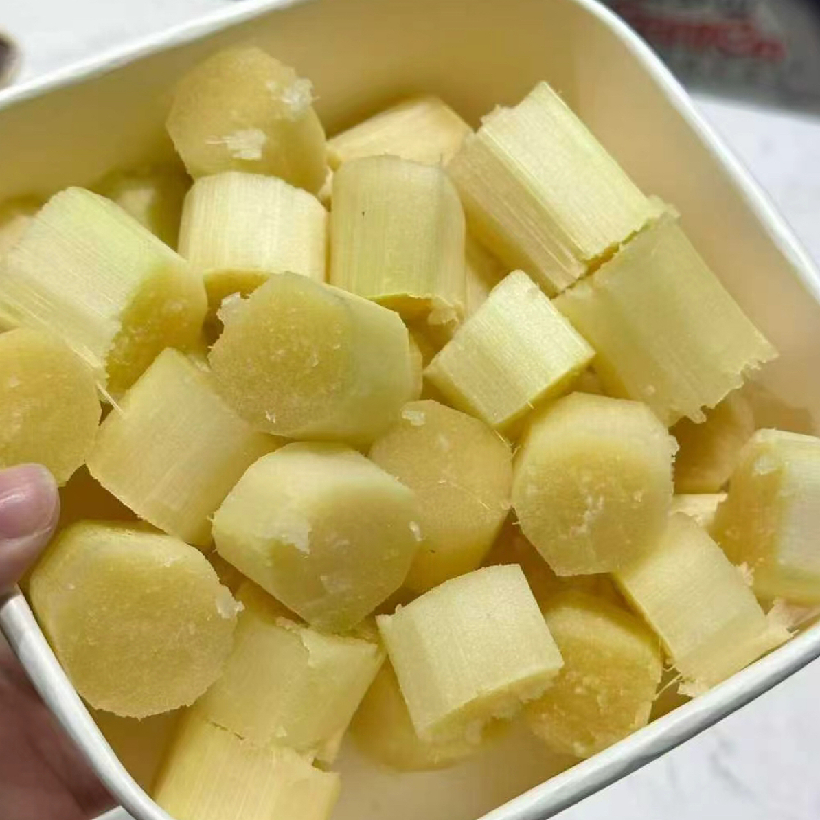 果切云南甘蔗一盒1000g现砍现发应季水果脆甜多汁