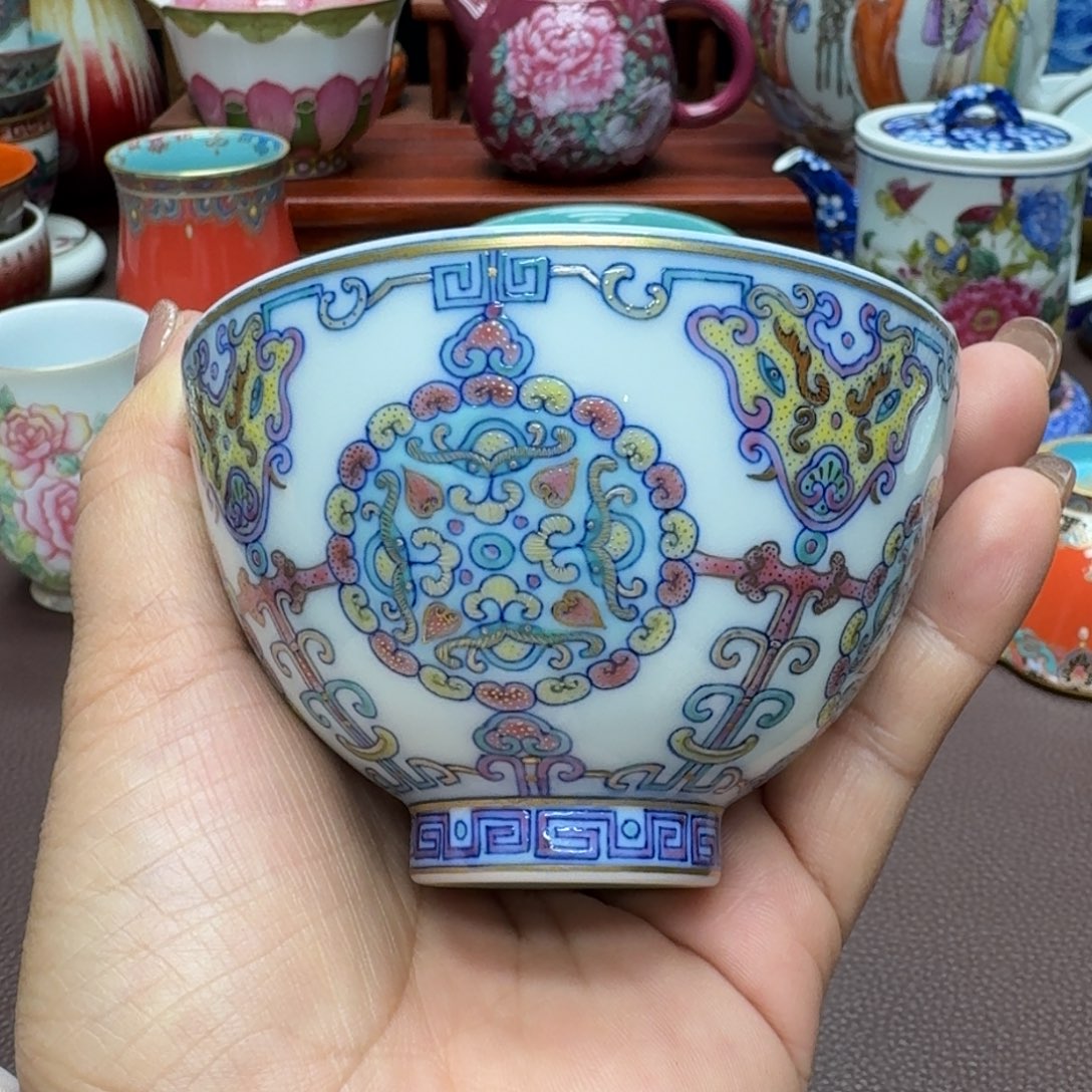 瓷片景德镇仿古手工制作精品展示