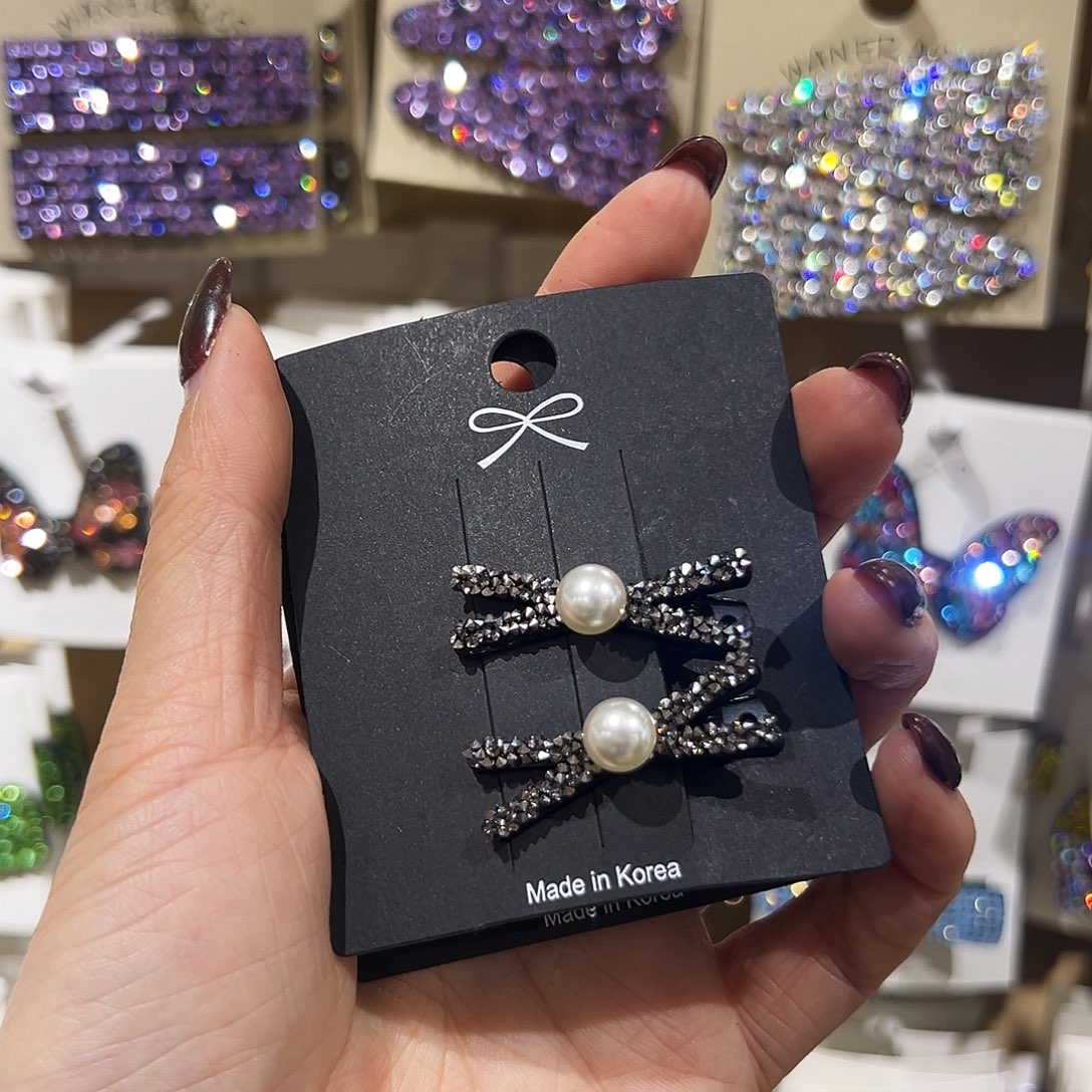 布艺非金属交叉小鸭嘴