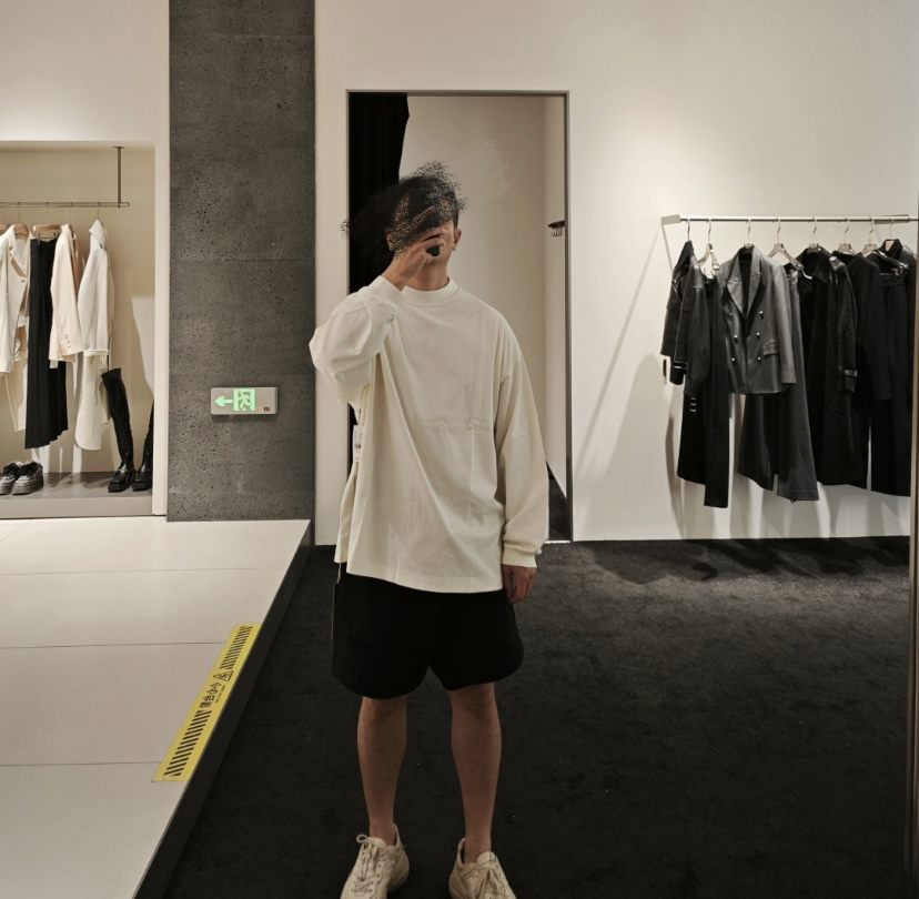 FG云系列长袖T恤宽松纯棉圆领时尚百搭休闲