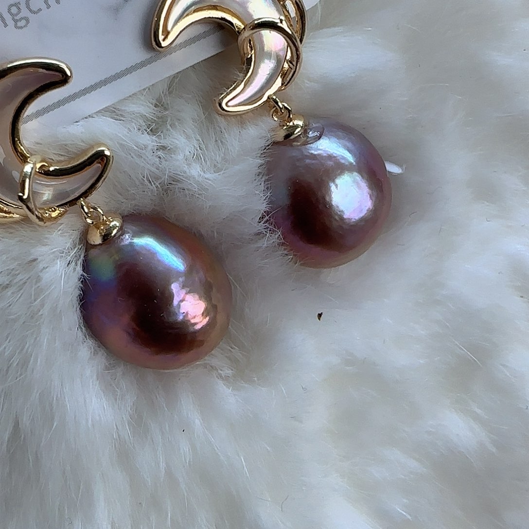 银S925镶嵌项链定制980淡水珍珠