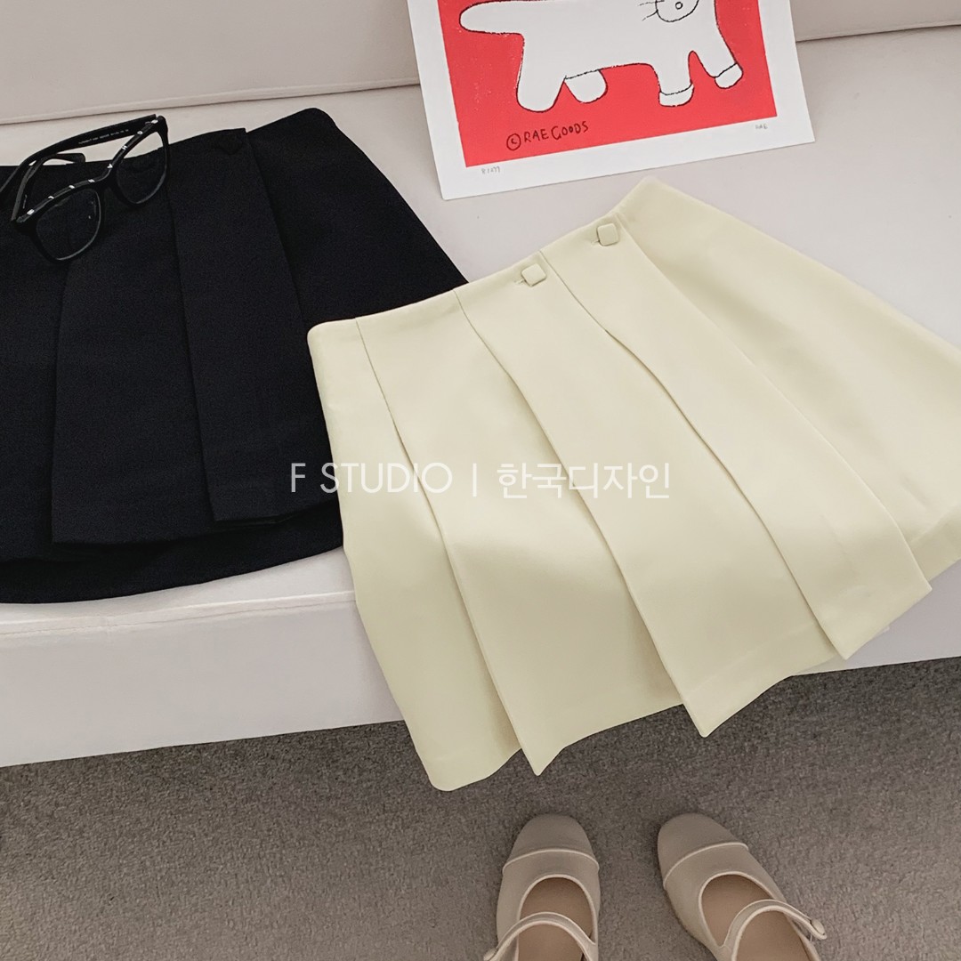 「新品」【元气节拍】百褶短裙FS206X008