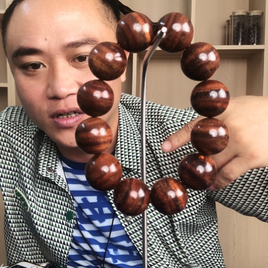 黄花梨/降香黄檀手串/手链2.0紫油梨手串