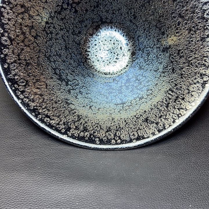 楚***鹰茶盏建盏茶蓝砖水母滴