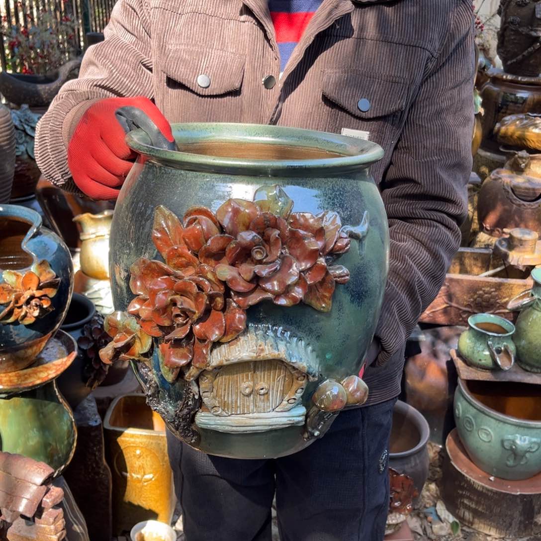 红陶高31口25有孔