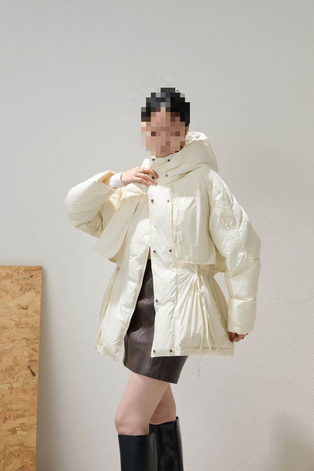 【王姐专属】YS9159两面穿羽绒服一手长时尚保暖连帽拉链外套