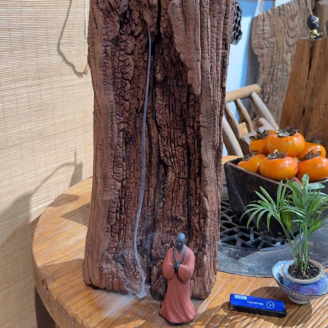 打***形木风化纹理老枣木