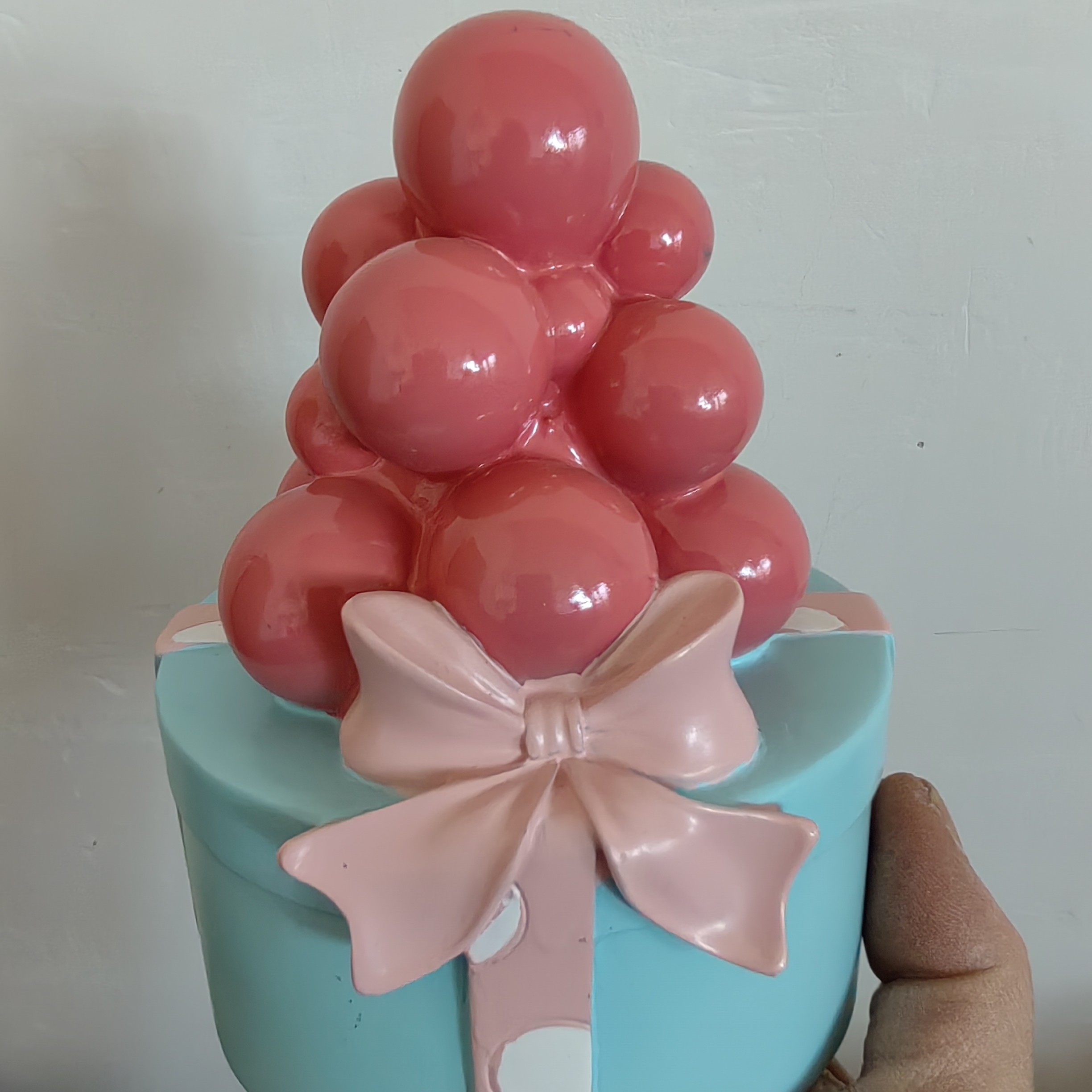 礼物盒气球音乐盒（不能旋转）