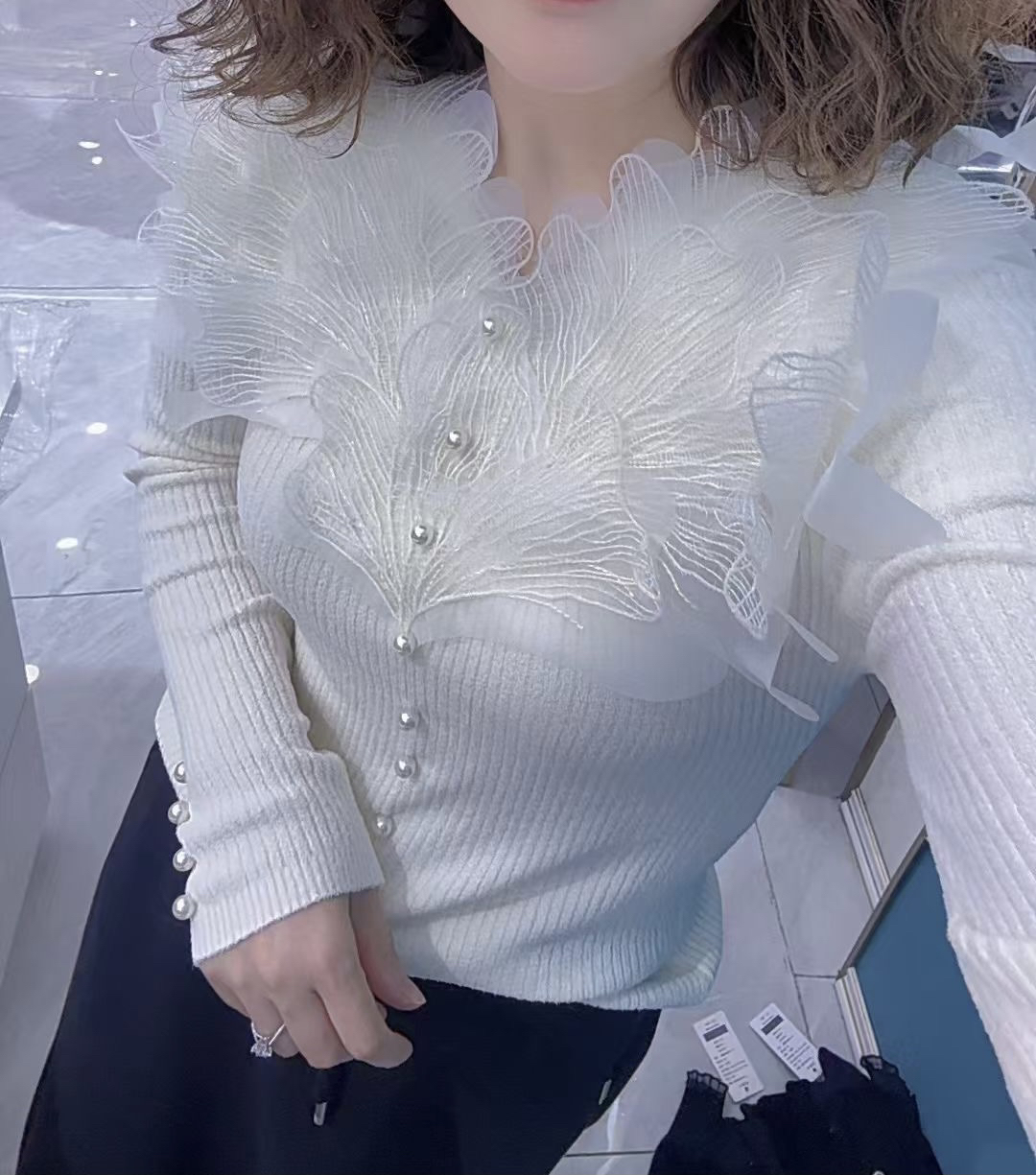 名媛家时尚精品支持正版天鹅绒上衣