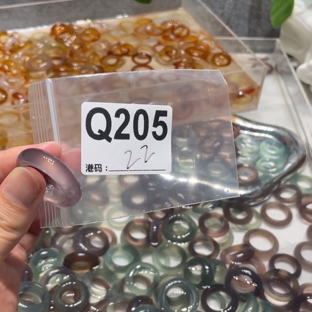 玛瑙/玉髓未镶嵌戒指205