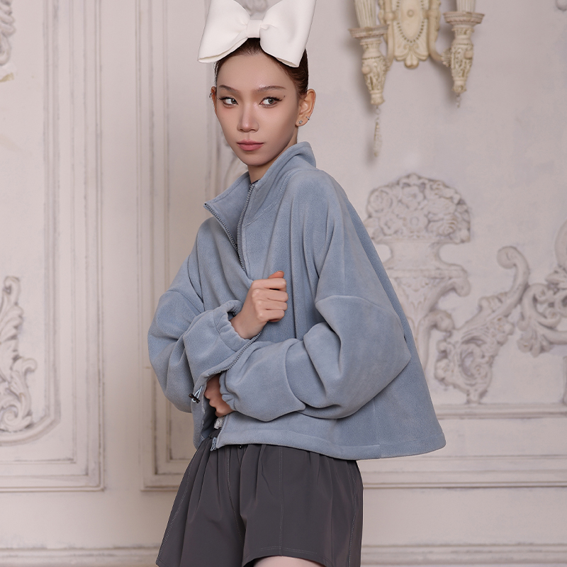 Danzbaby芭蕾舞蹈服装春夏保暖套装摇粒绒保暖外套现代舞外搭B278