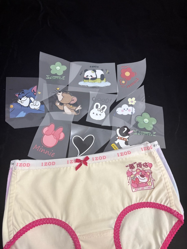 小烫画50张随机10个图案每个图5张