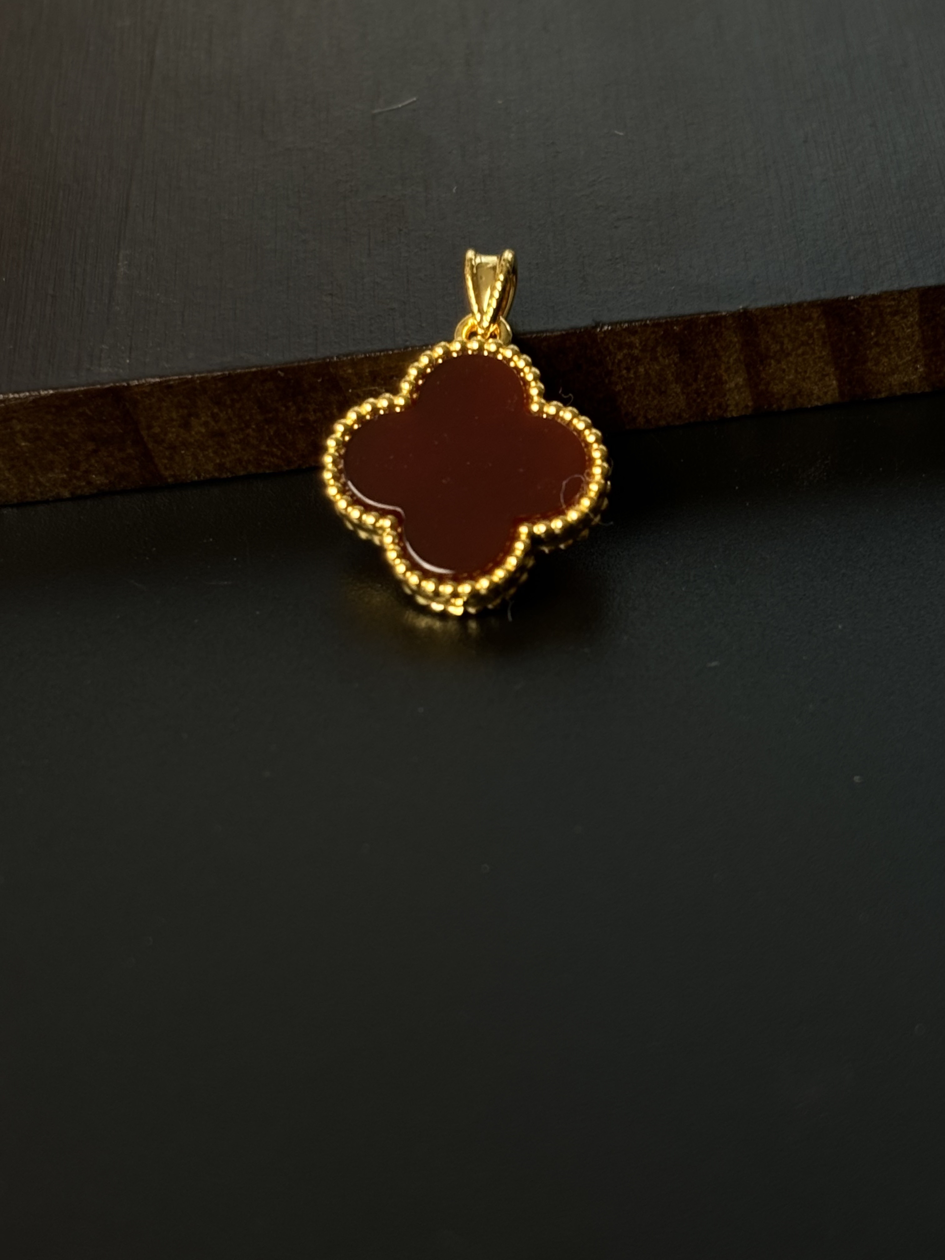 足金999 吊坠 四叶草吊坠 送链子 卡20mm