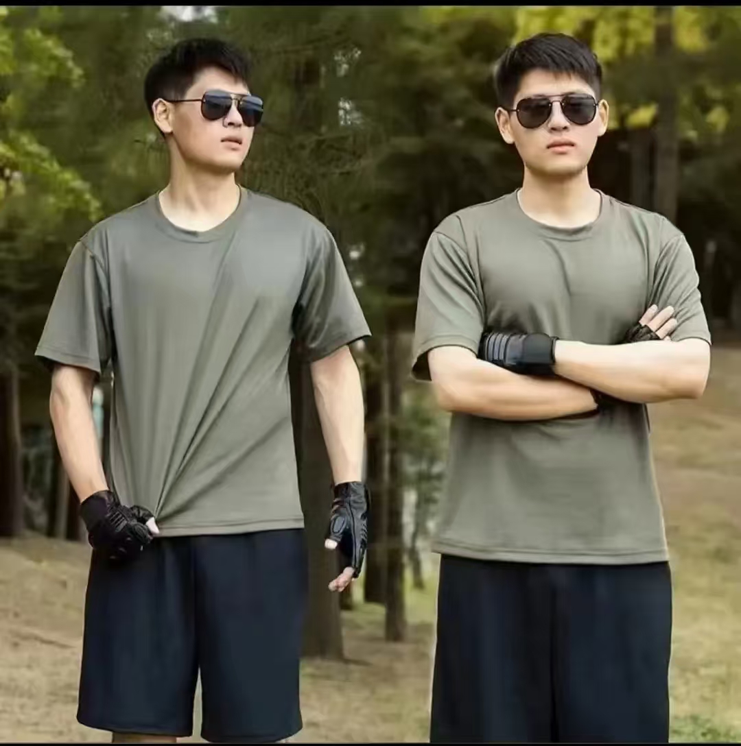 短袖体能服套装 单向导湿 速干 经磨耐造