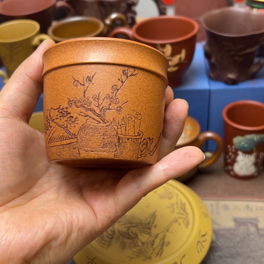 紫砂茶杯紫砂主人杯140cc