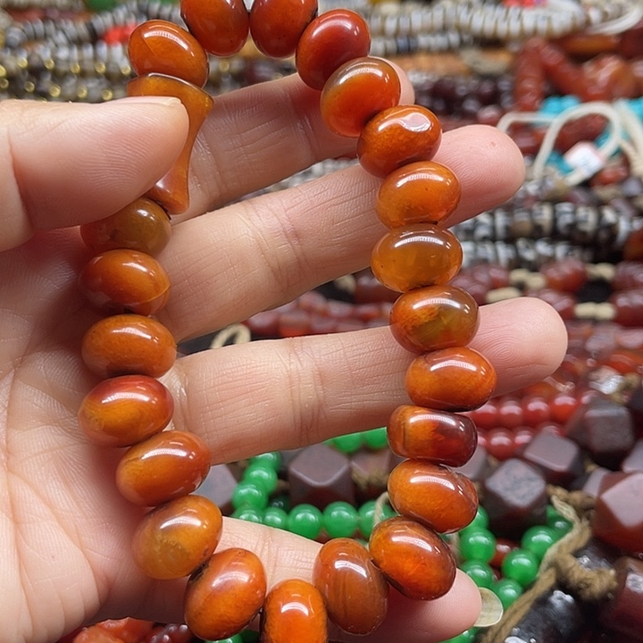 玛瑙/玉髓未镶嵌玛瑙手镯项链谢谢谢