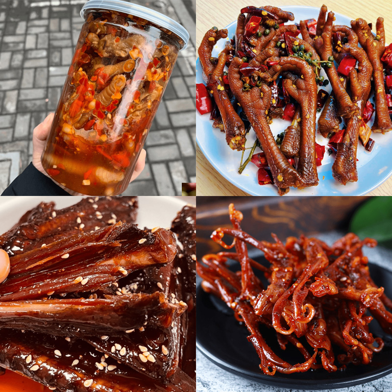 【新年套餐】“鸡爪全家福”1蒜蓉鸡爪+1鸭舌+1土鸡爪+1鸭翅共十样
