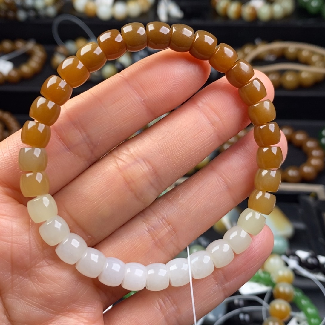 和田玉手串未镶嵌