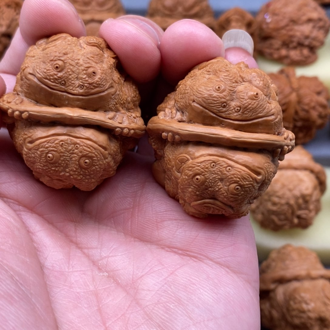 核桃手串/手链龙**?小丑蛙