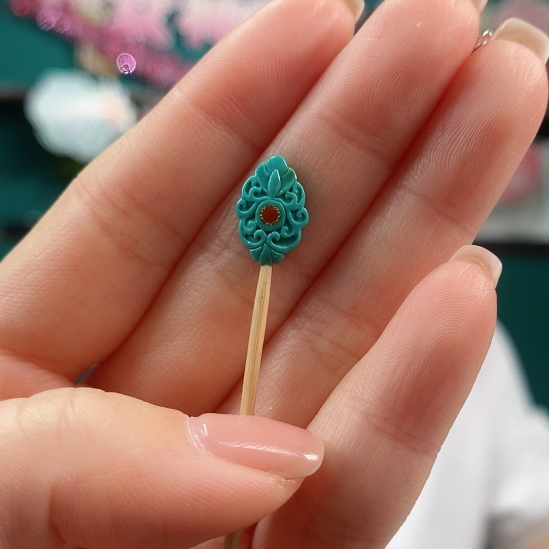 绿松石珠宝奇石未镶嵌