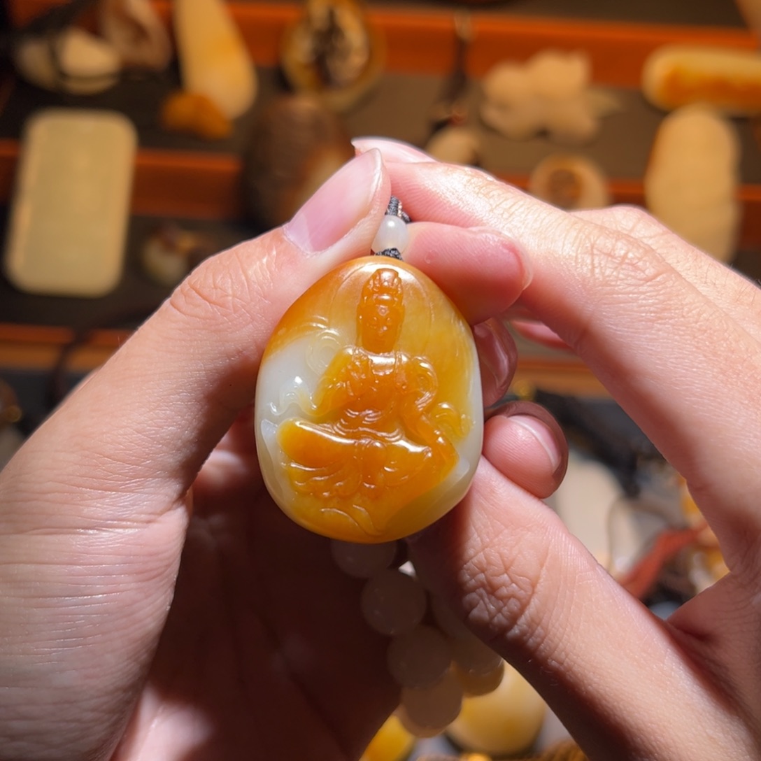 和田玉颈饰未镶嵌海