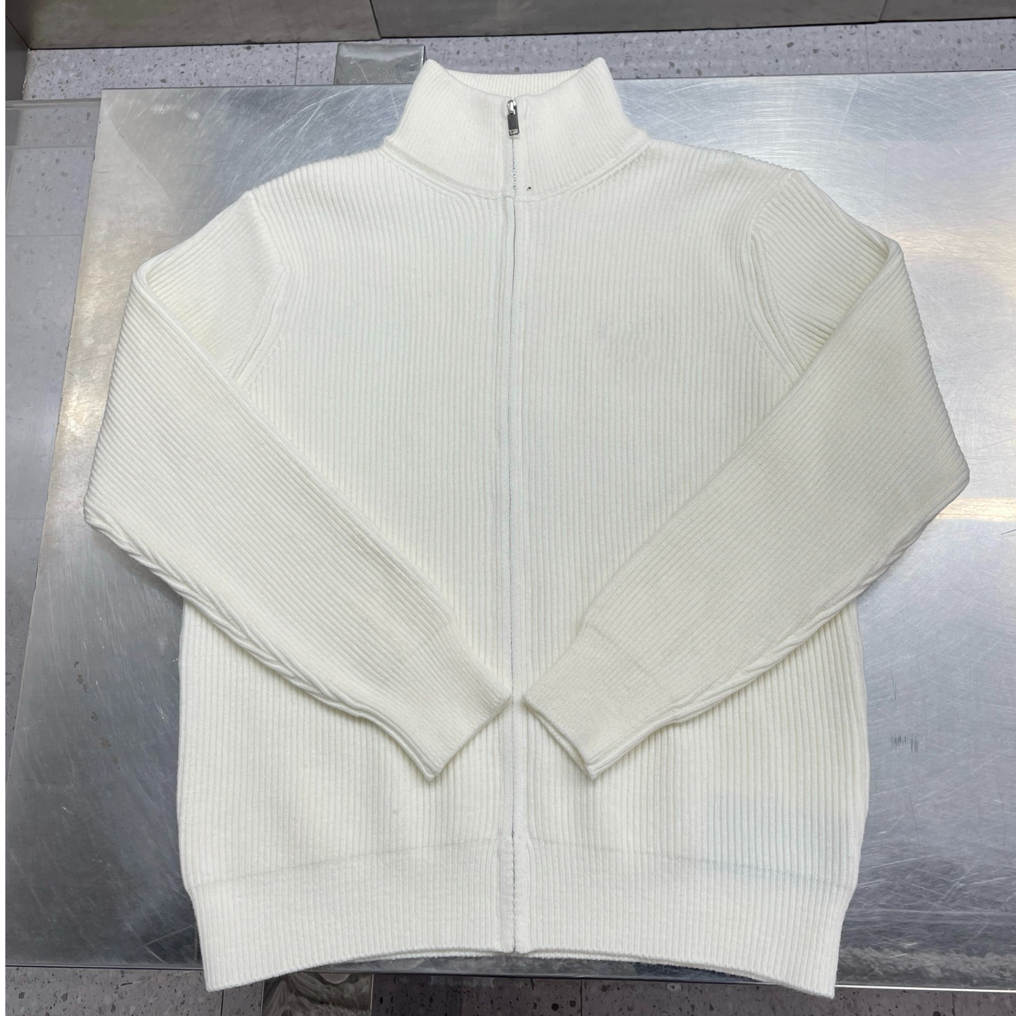 男士春秋款拉链毛衣