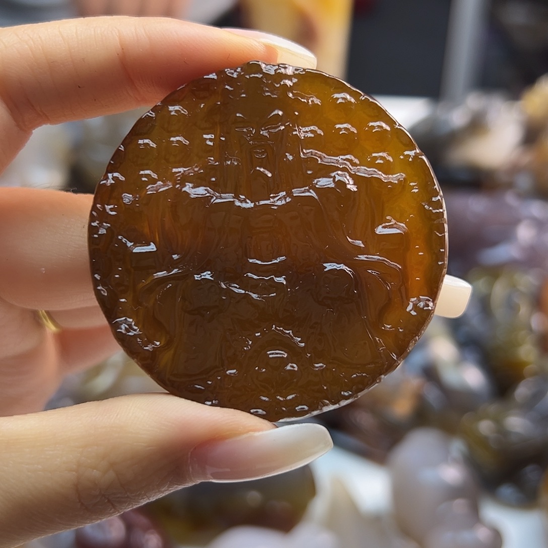 玛瑙/玉髓未镶嵌吊坠(不含链)