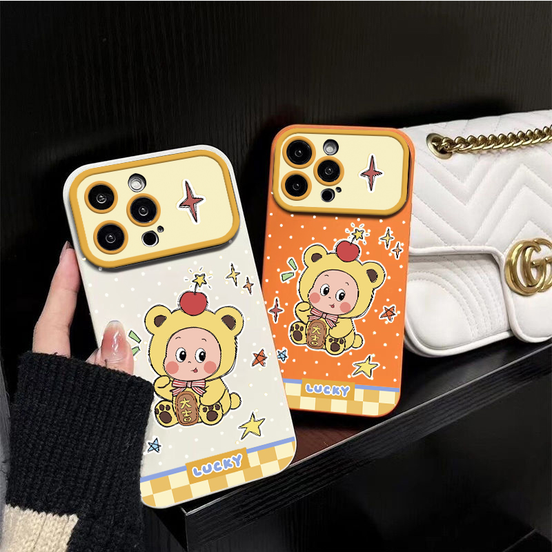 秒变17磨砂手机壳可爱大吉星星人防摔适用iPhone17PROMAX苹果16女