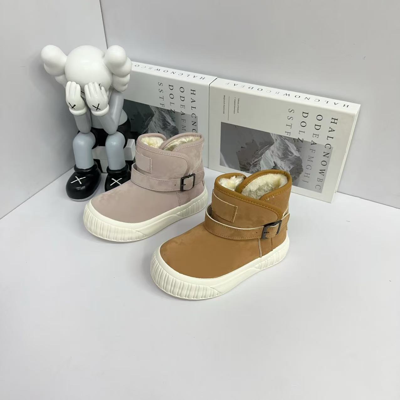 015童鞋冬季新款男女童大棉雪地靴